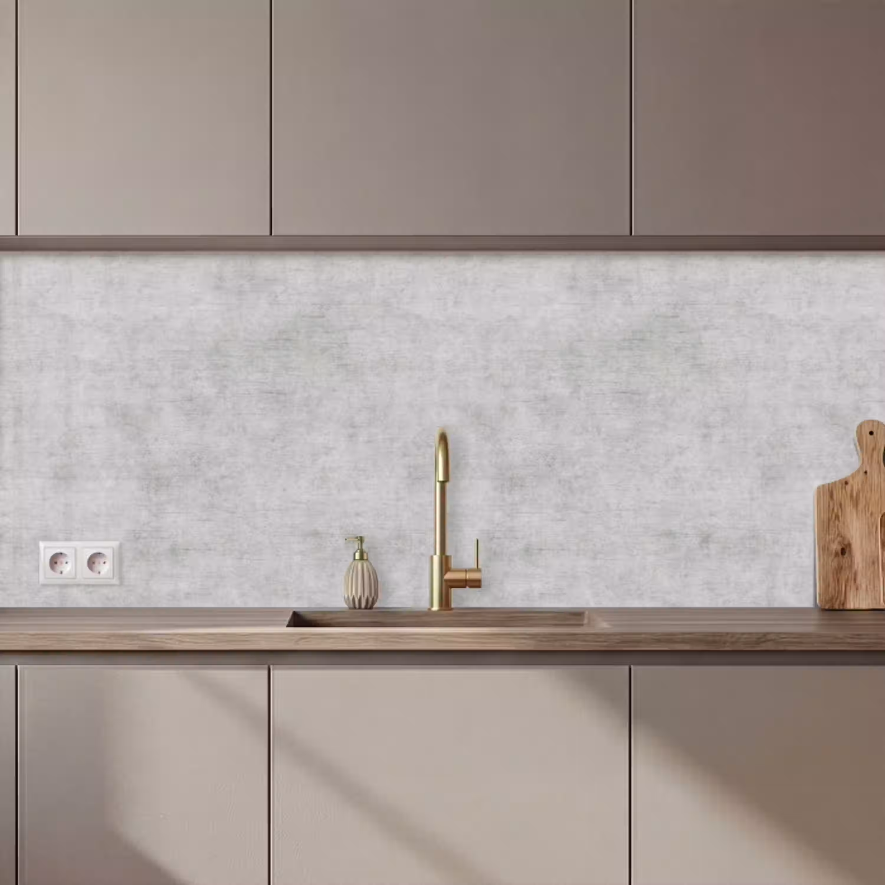 Beton - Grijs - Industrieel - Patroon keuken achterwand 2 middel 871 zz_3dshopping