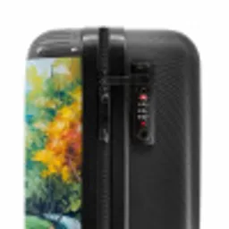 Landschap - Schilderij - Huis - Kunst - Herfst NBS - Handbagage koffer - Unisex middel -slot