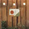 Zon - Abstract - Takken - Oranje tuinposter los doek klein -sfeer1