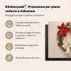 Deurkrans - Strik - Kerst - Rood - Groen Inductie beschermer vinyl 3mm middel -zzzsfeer2_ITA