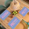 Pretty - Roze - Blauw - Golvend Placemat vinyl groot -zzsfeer5_Kitchenyeah-website