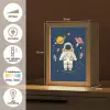 Astronaut - Planeten - Raket Light Box met kabel klein -USP_NL