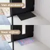 Chill - Roze - Blauw - Golvend Deurmat klein -voor-na_NL