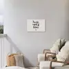 Tekst - Wijn - Zonnetje, wijntje & kletsen - Quotes Tuinposter op houten frame 2 cm dik klein -sfeer1