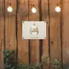 Quote - Winter - Kerst - Beige - Kerstbal tuinposter los doek klein -sfeer1
