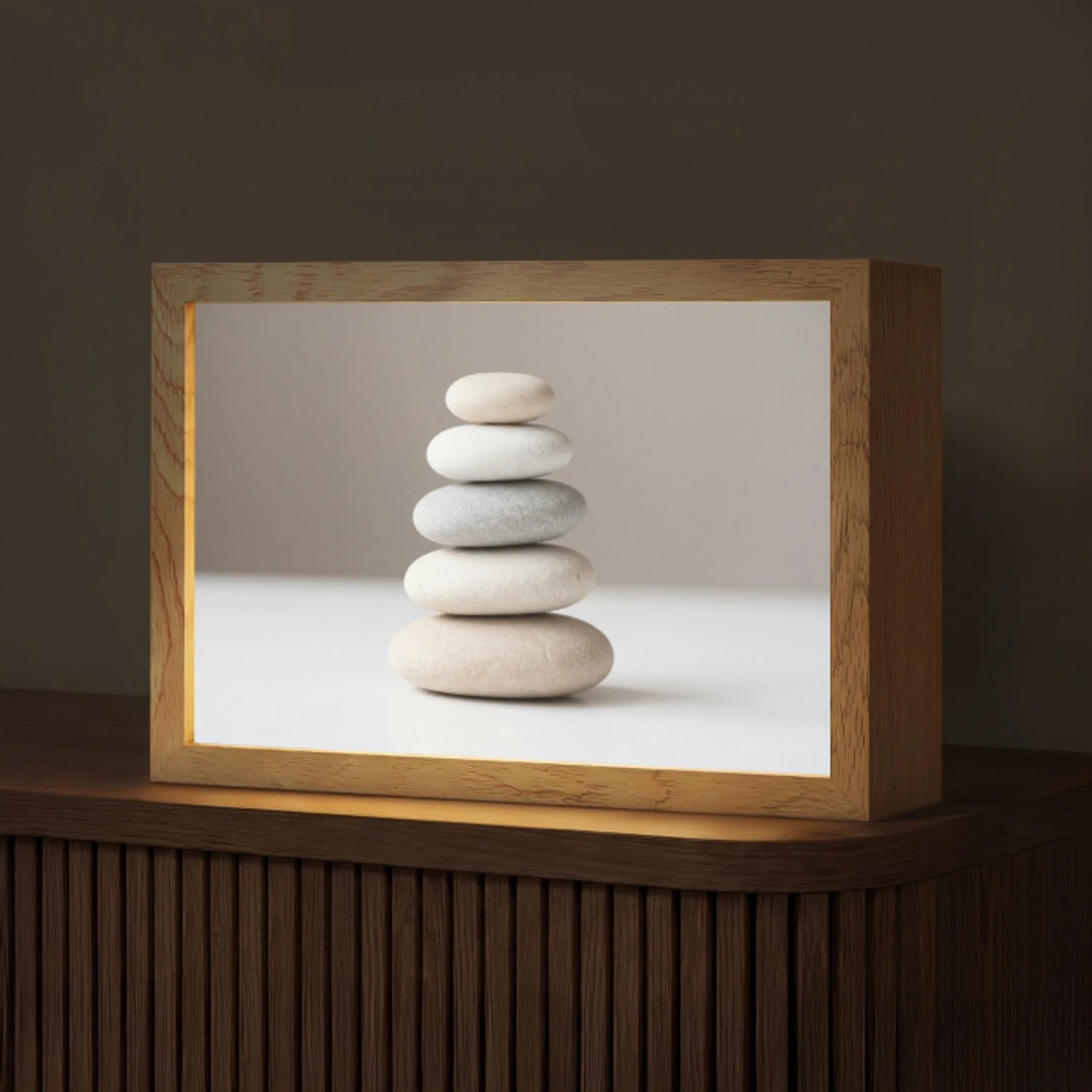 Gestapelde - Stenen - Grijs Light Box met kabel (Tafellamp) klein -z3d_website