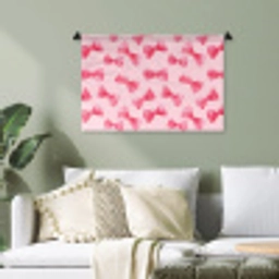 Strikken - Aquarel - Roze Wandkleed katoen klein 269 -sfeer7