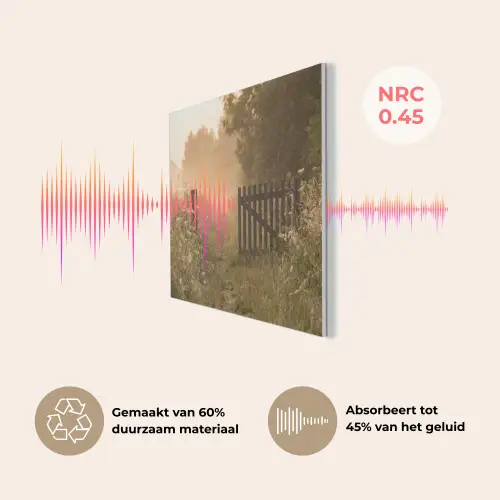 Hek - Natuur - Mist - Veld PET vilt klein -USP_NL