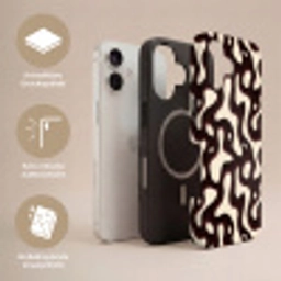 Organisch - Krachtig - Bruin Toughcase MagSafe Apple iPhone 17 klein 1017 -USP_Lagen_DE