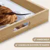 Schotse hooglander - Bruin - Water Dienblad Rechthoek middel -USP_HandgreepNL