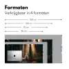 Konijn - Bos - Zonnestralen Muismat XXL klein -sfeer5