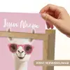 Lama - Zonnebril - Roze Light Box met kabel (Kinderlampje) klein -USP_websiteprintNL