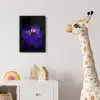 Koraal - Vis - Oranje - Zee fotolijst zwart zonder passe partout klein -usfeer4_kinderkamer