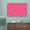 Panterprint - Roze - Dierenprint - Minimalistisch canvas 2cm klein -sfeer4