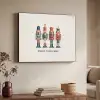 Notenkrakers - Minimalistisch - Kerst - Beige Textielframe zwart klein -sfeer3