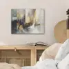Kunst - Goud - Zilver - Abstract PET vilt klein -sfeer3