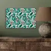 Dierenprint - Panter - Bladeren - Tropisch - Jungle aluminium wit klein -sfeer2