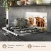 Schotse hooglander - Koe - Natuur - Winter keuken achterwand spatscherm klein -usp_ES