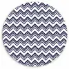 Oceaan - Golven - Blauw - Wit Wandcirkel kunststof plaat 5mm dik klein 188 -3d