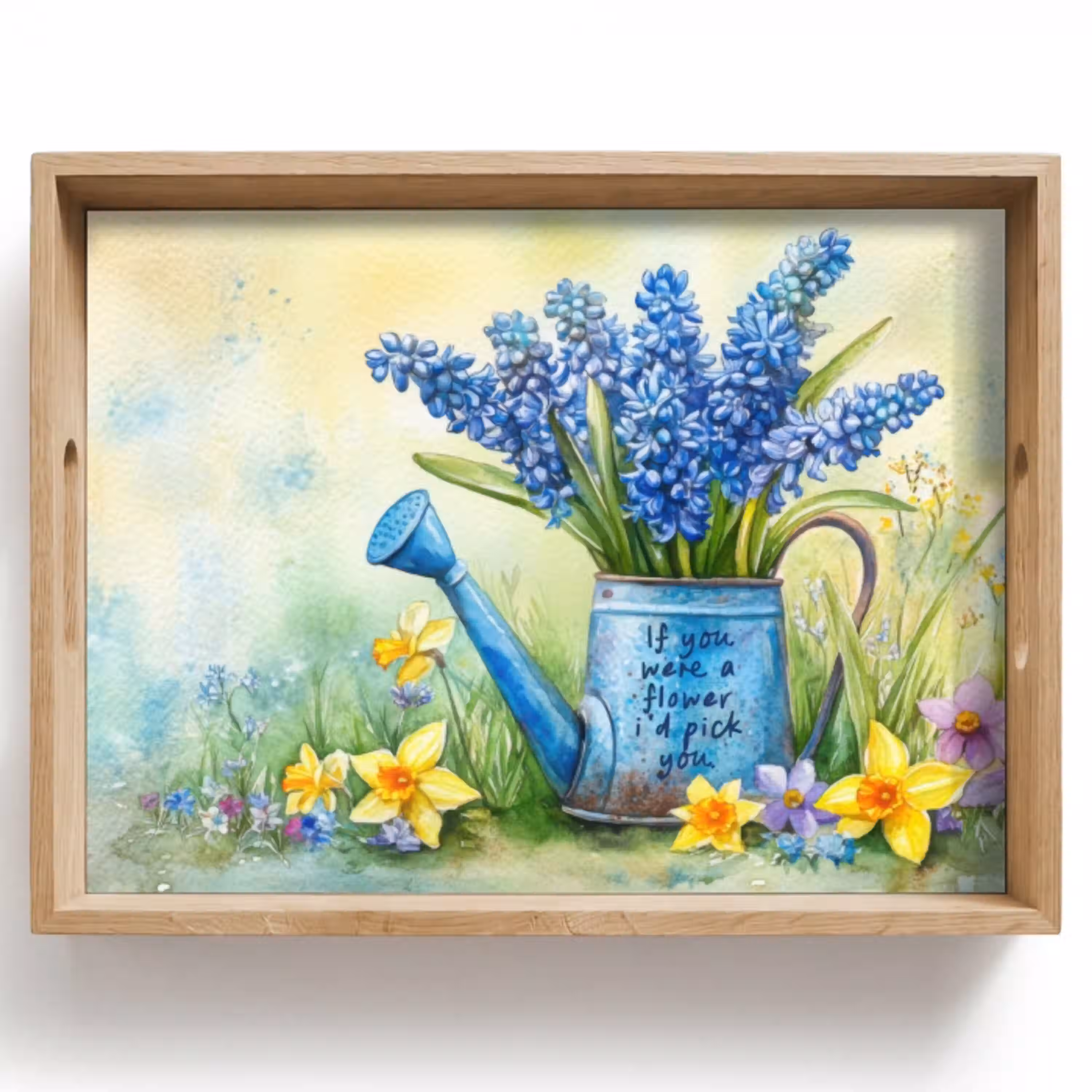 Lavendelbloemen - Quote - Gieter Dienblad Rechthoek middel -z3d_shopping