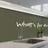 Whats for dinner? keuken achterwand 2 middel -3d_schuin