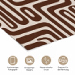 Abstract - Patroon - Bruin poster papier klein 62 -tcloseup_DE