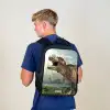 Thijs Tyrannosaurus Rugzak - Zwart middel -sfeer8