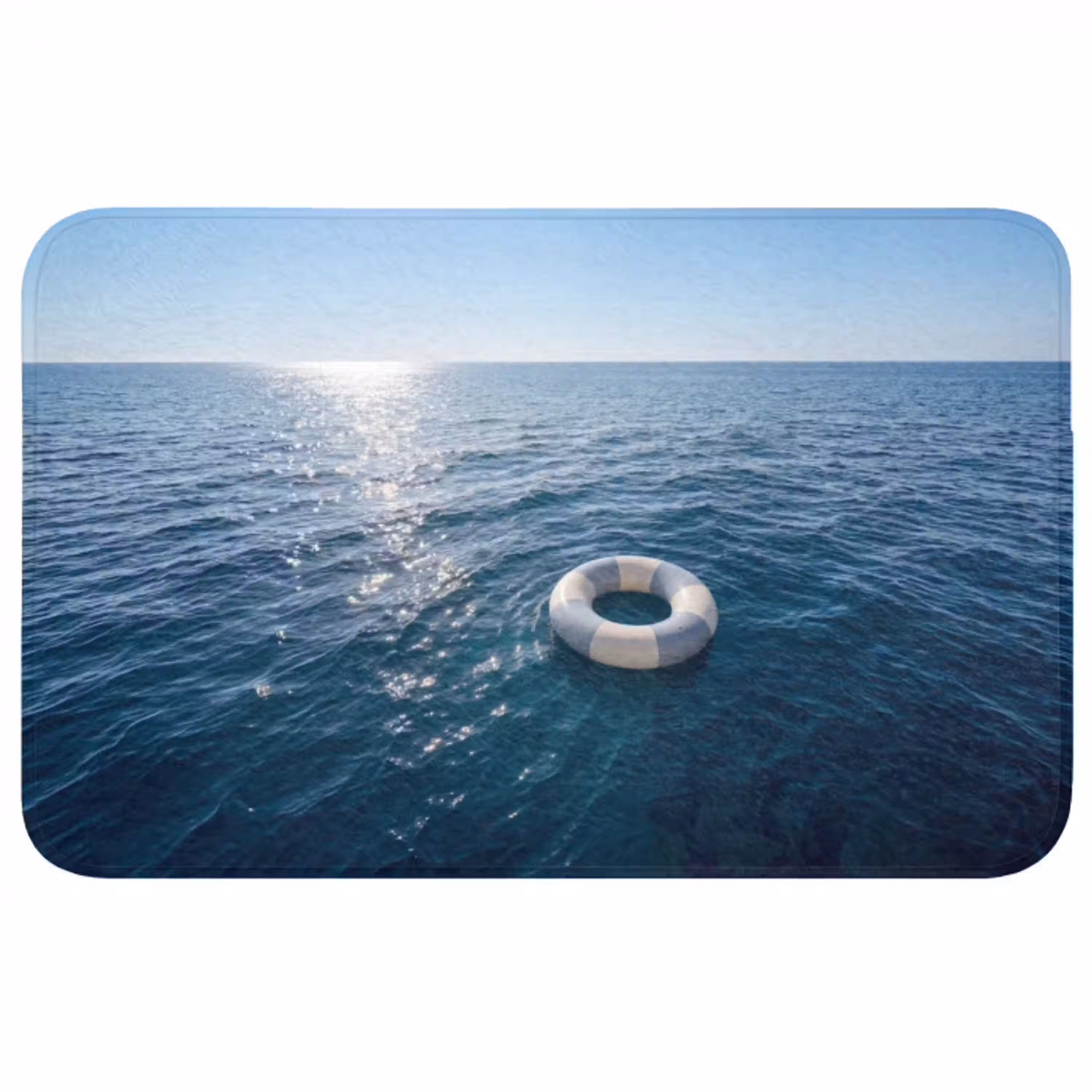 Oceaan - Zwemband - Horizon Badmat middel -3d
