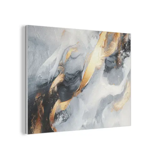 Kunst - Goud - Luxe - Abstract - Modern PET vilt klein -3d
