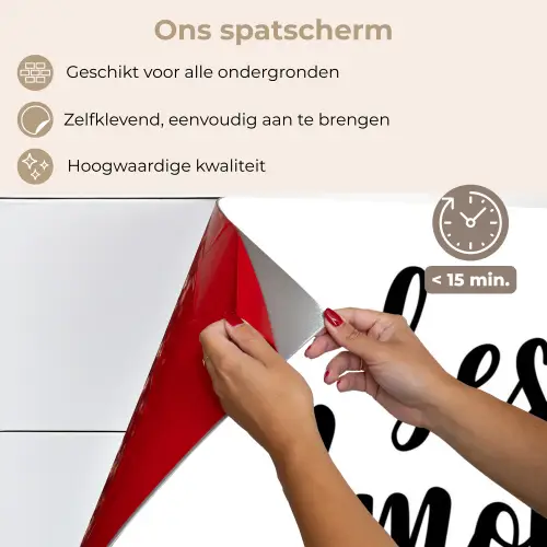 Quotes - Moederdag - Cadeau keuken achterwand spatscherm klein -spatscherm_NL