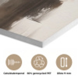Penseelstreken - Abstract landschap - Rust PET vilt klein -closeup_NL