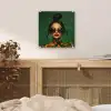Vrouw - Groen - Modern - Bril - Abstract plexiglas 5mm klein -sfeer4