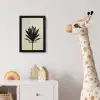 Agaveplant - Symmetrisch - Groen fotolijst zwart zonder passe partout klein -usfeer4_kinderkamer
