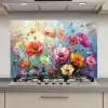 Bloemen - Kleurrijk - Waterverf - Natuur - Zomer keuken achterwand spatscherm klein -3d_website