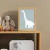 Dino - Brachiosaurus - Dinosaurus - Blauw Light Box met kabel klein -sfeer2_kind