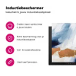 Abstract - Acryl - Blauw - Goud - Elegant Inductie beschermer vinyl 3mm klein -wsfeer2_website