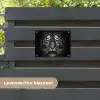 Tijger in het zwart-wit tuinposter los doek klein -sfeer3