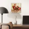 Kerst - Slee - Kerstman plexiglas 5mm klein -sfeer6