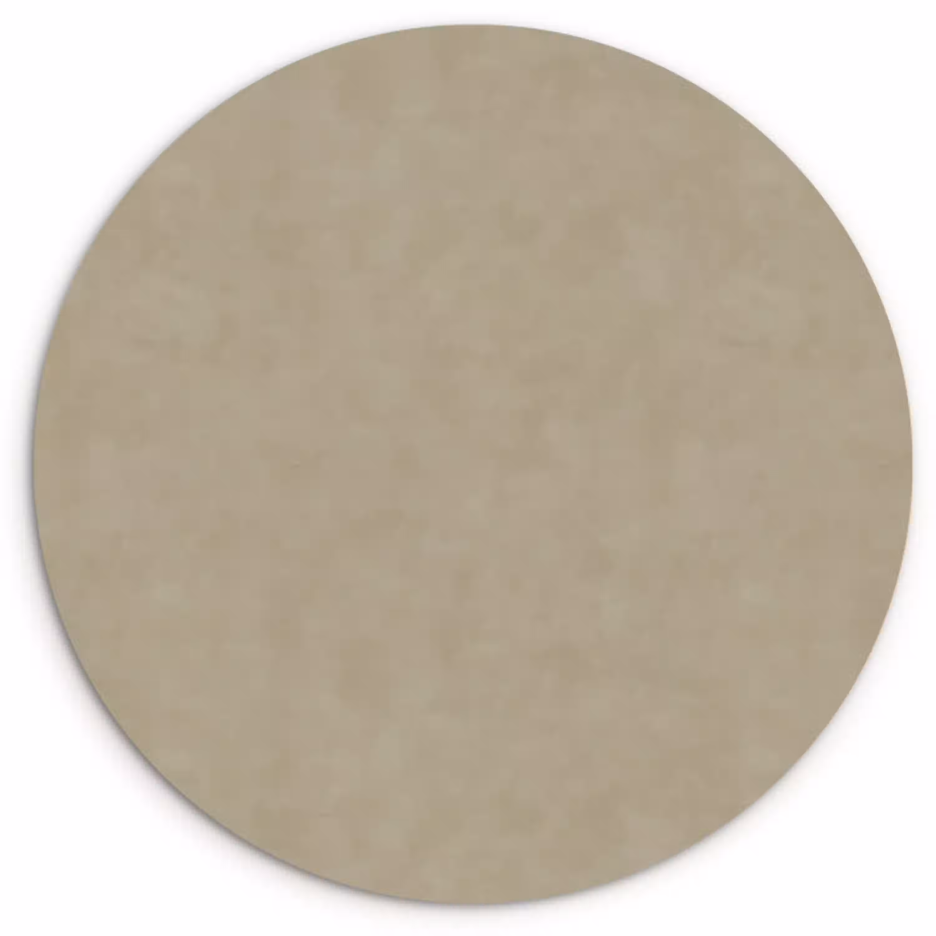 Taupekleur - Gewolkt textuur - Natuurlijk Wandcirkel kunststof plaat 5mm dik klein 188 -3d