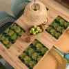 Illustratie - Patroon - Ananas Placemat vinyl groot 368 -zzsfeer5_Kitchenyeah-website