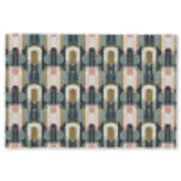 Geografisch - Modern - Kleurrijk Vloerkleed Rechthoek klein 1091 -3d