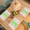 Slangenprint - SWAG - Neon - Groen Placemat vinyl groot -zzsfeer5_Kitchenyeah-website