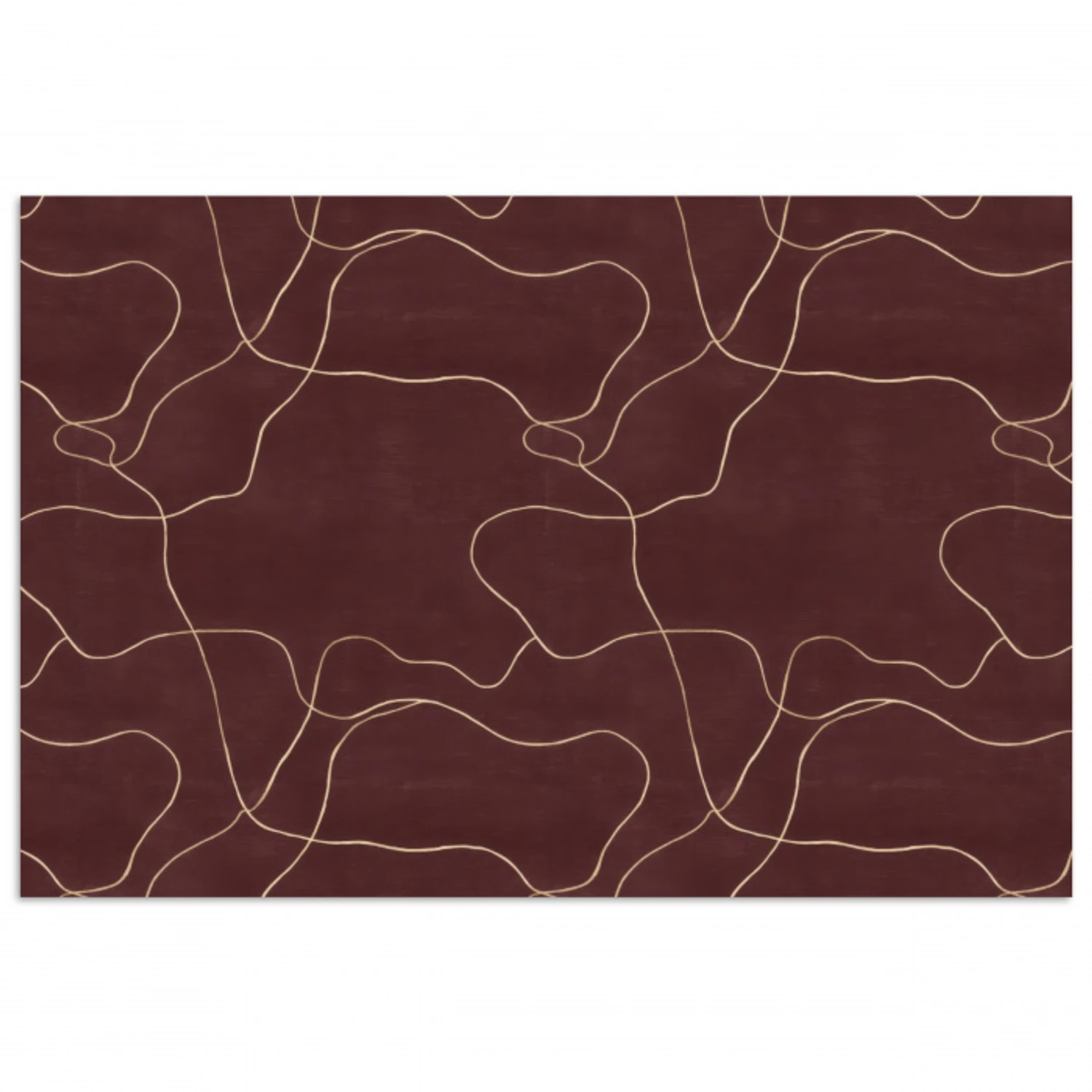 Abstract - Modern - Bruin poster papier klein 62 -3d