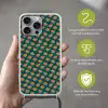Groen - Disco - Patroon Hoesje iPhone 16 Pro Max met koord klein 804 -sfeer2_NL