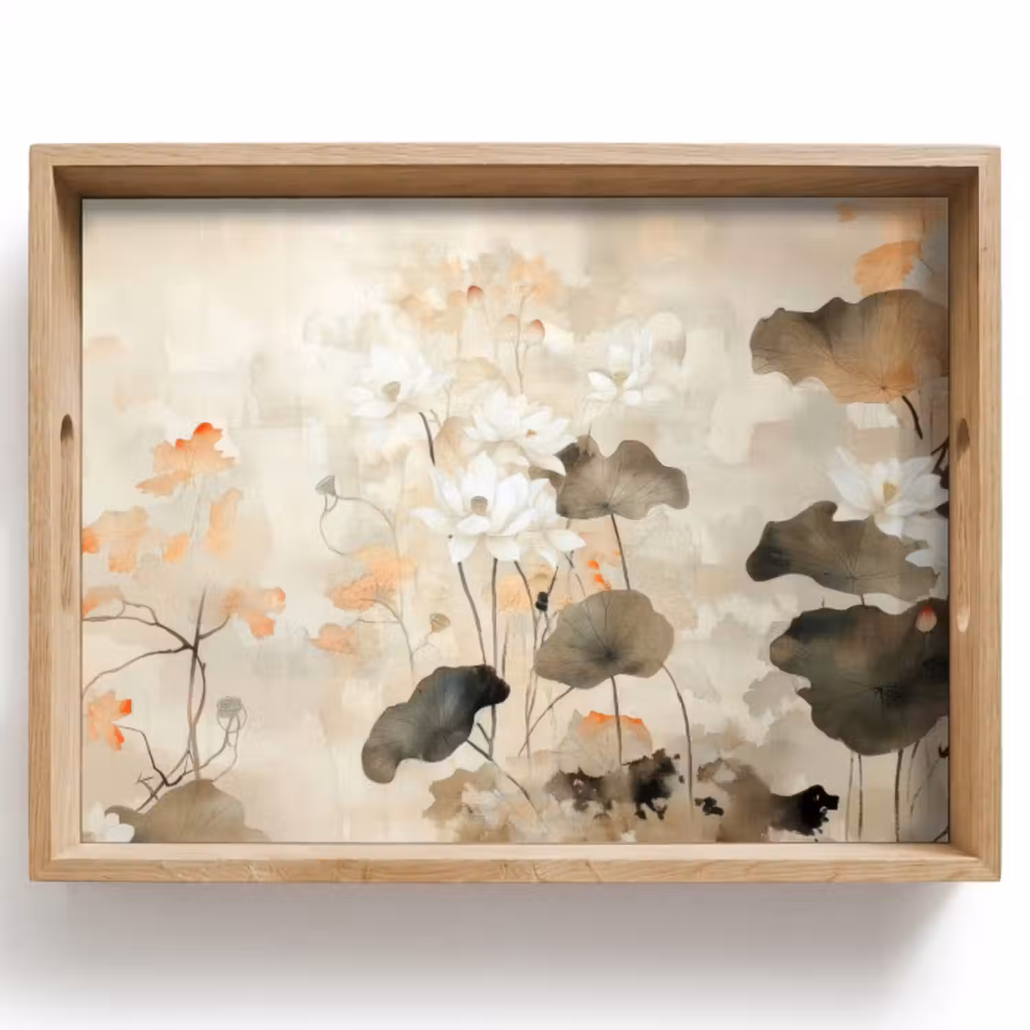 Dienblad - Bloemen - Japandi - Wabi sabi