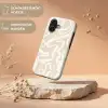 Lijnen - Abstract - Beige - Wit - Minimalistisch Toughcase MagSafe Apple iPhone 17 klein -USP_RandenV_NL