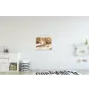 Wijn - Wijnglazen - Wit textielposter latten blank klein -kinderkamer