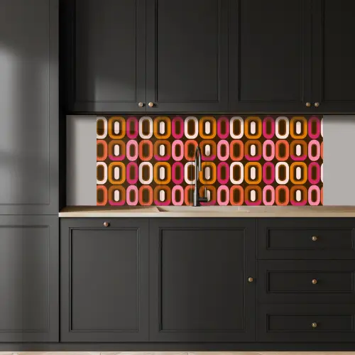 Modern - Retro - Kleurrijk keuken achterwand 2 middel 871 -sfeer1