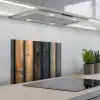 Hout - Planken - Gemengd keuken achterwand spatscherm klein -3d_schuin