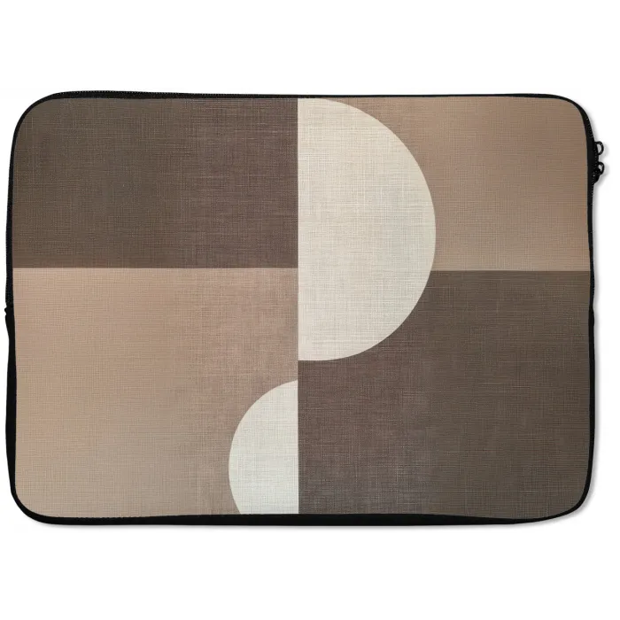 Raster - Halve cirkels - Contrast laptophoes neopreen klein -zkaufland3dotto